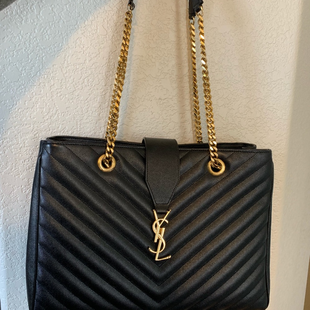 YSL monogrammed purse
